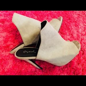 Slip on casual heels